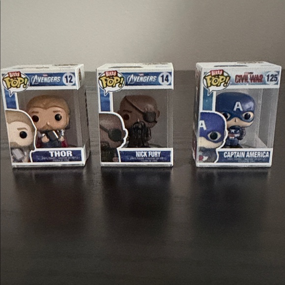 Marvel Funko Pop Set of (3) - Picture 1 of 9
